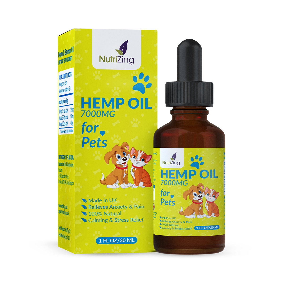 Hemp Seed Oil for Cats & Dogs